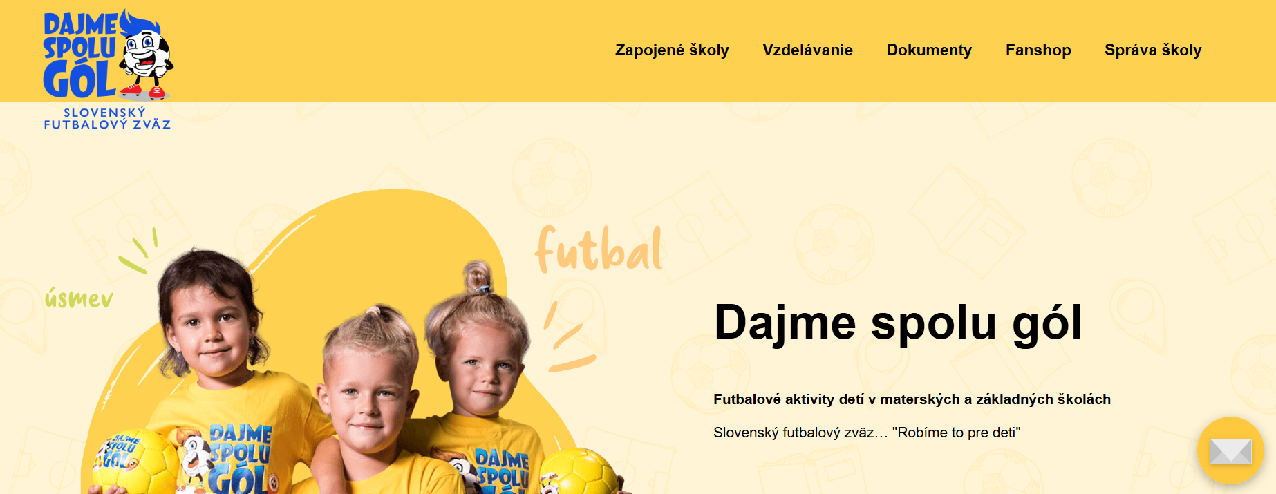 You are currently viewing Dajme spolu gól – 1. ročník