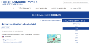 Read more about the article Európsky týždeň mobility – 4 až 9. ročník