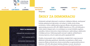 Read more about the article Školy za demokraciu – 9. ročník