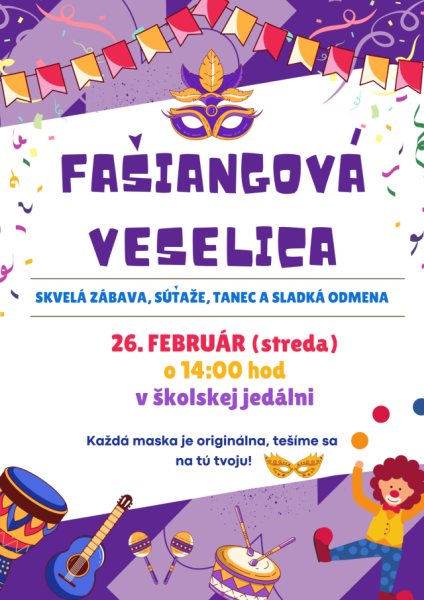 Read more about the article Fašiangová veselica – karneval