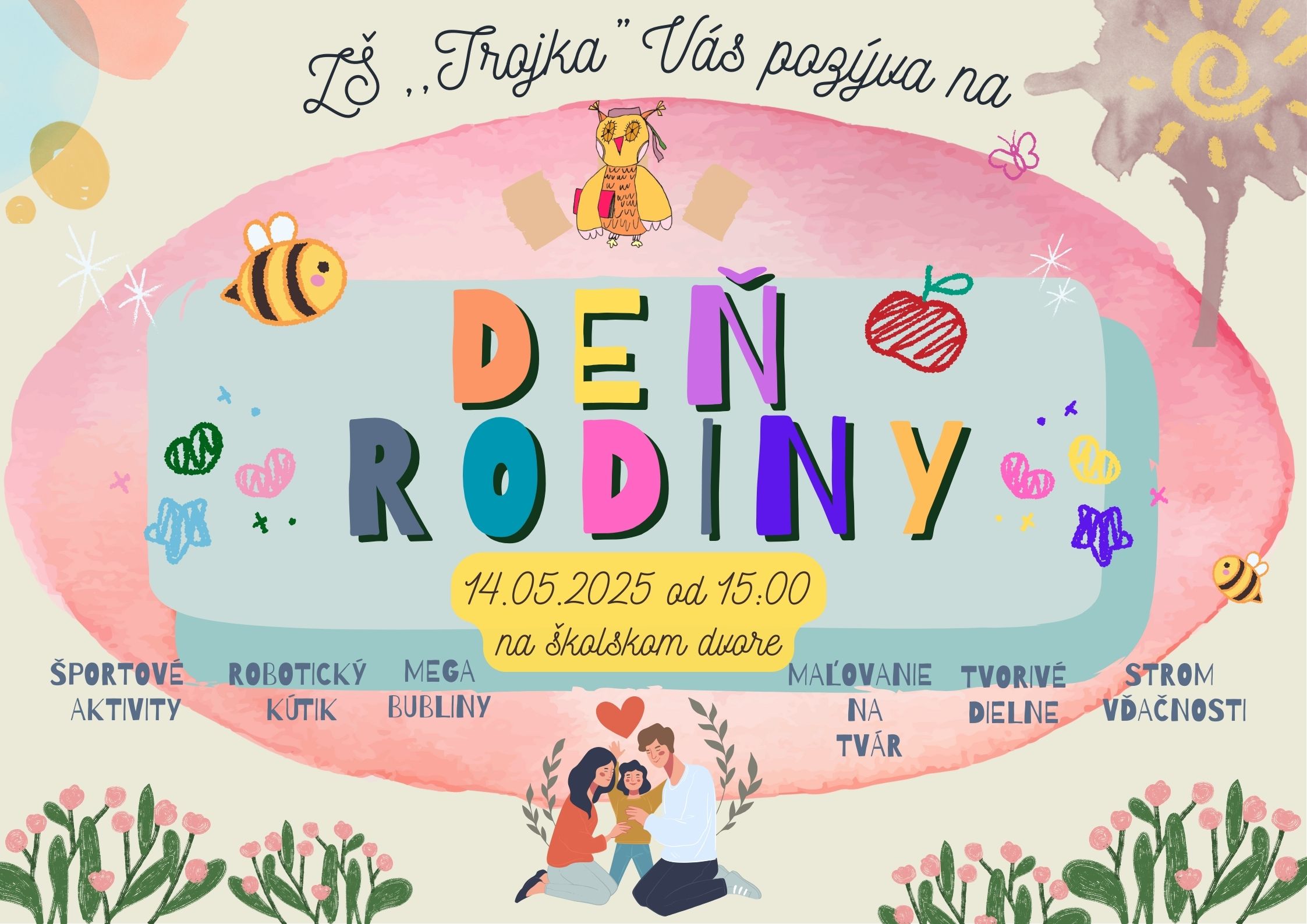 Read more about the article Pozvánka na Deň rodiny (14. 5. 2025)